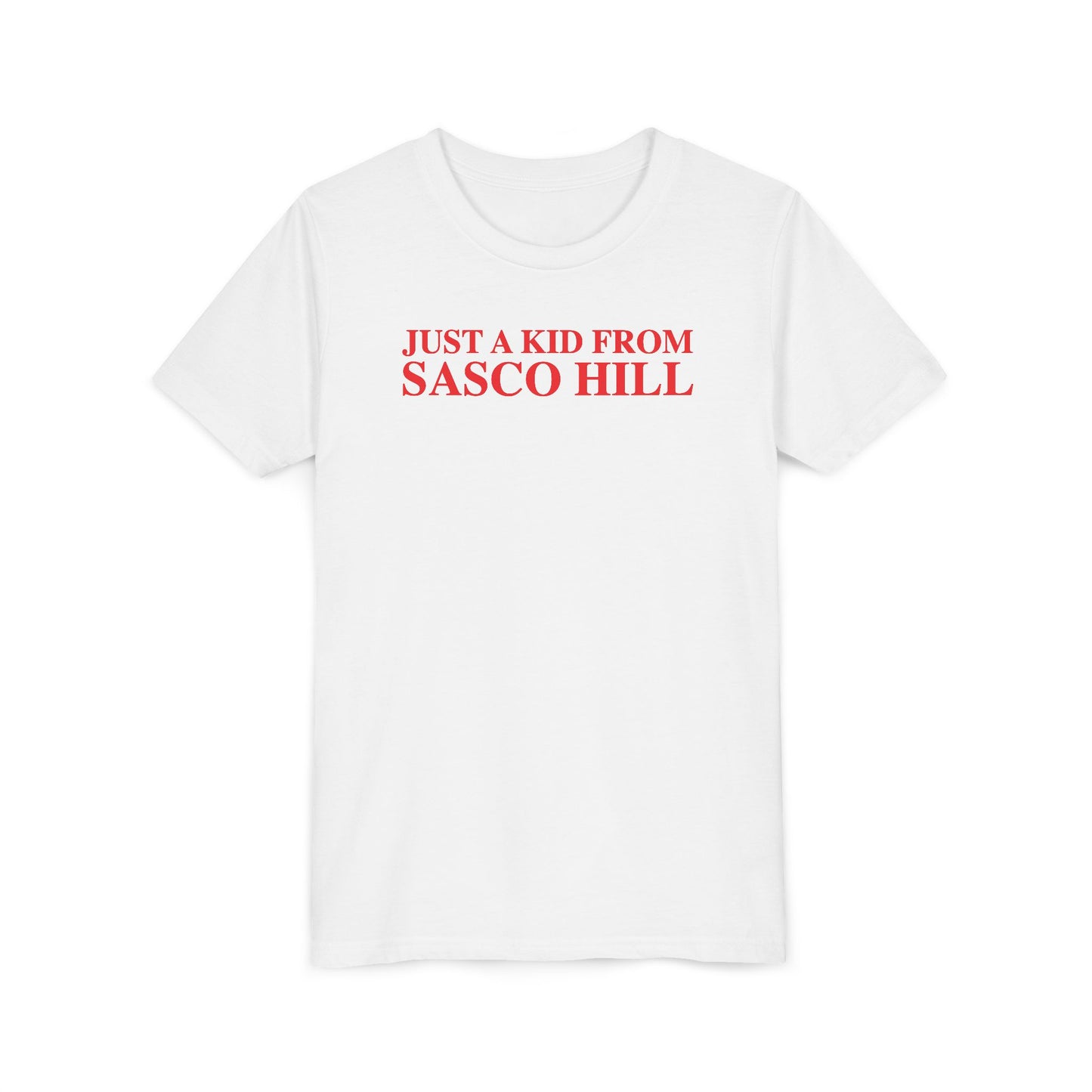 Just a kid from Sasco Hill Youth Short Sleeve T-Shirt