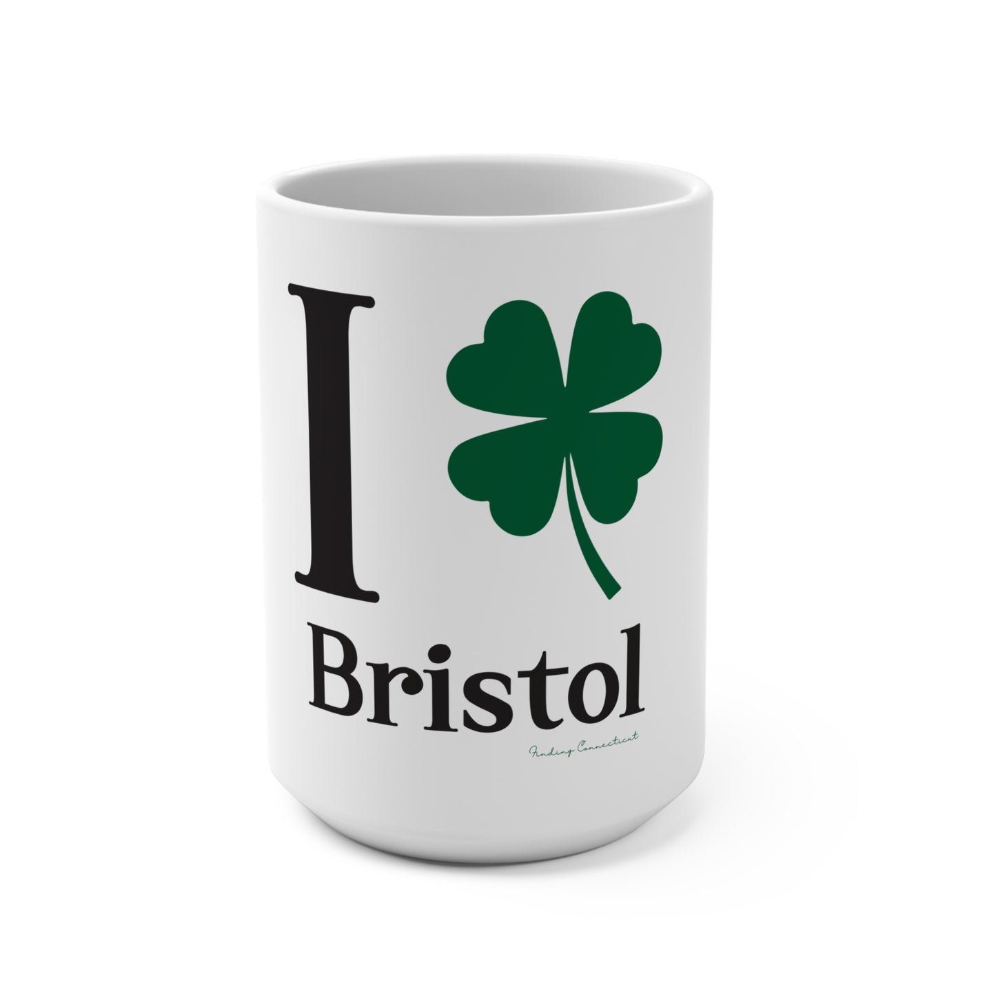 I Clover Bristol Mug 15oz