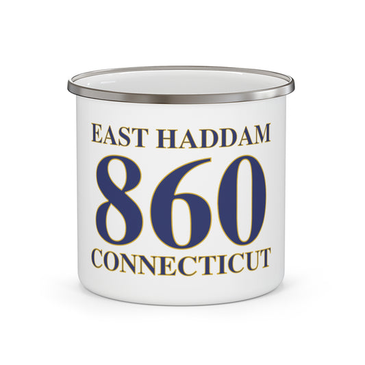 East Haddam 860 Connecticut Enamel Camping Mug