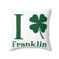 I Clover Franklin Spun Polyester Square Pillow
