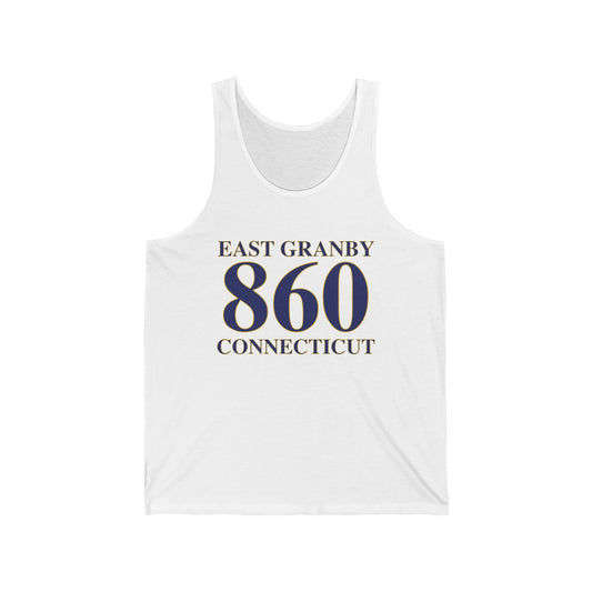 East Granby 860 Connecticut Unisex Jersey Tank Top