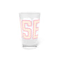 Goose Zip Code Peach & Pink Pint Glass, 16oz