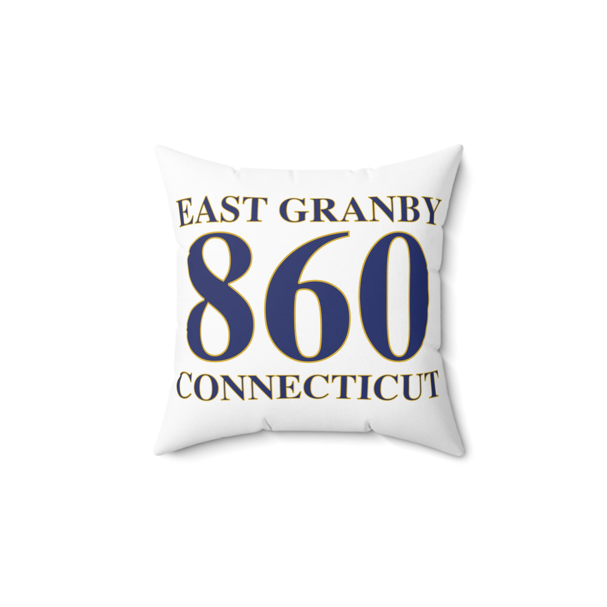 East Granby 860 Connecticut Polyester Square Pillow