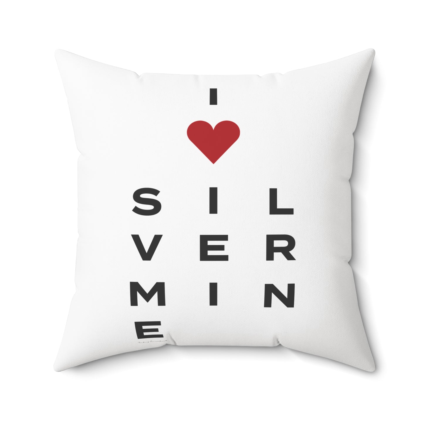 Silvermine Vision Spun Polyester Square Pillow