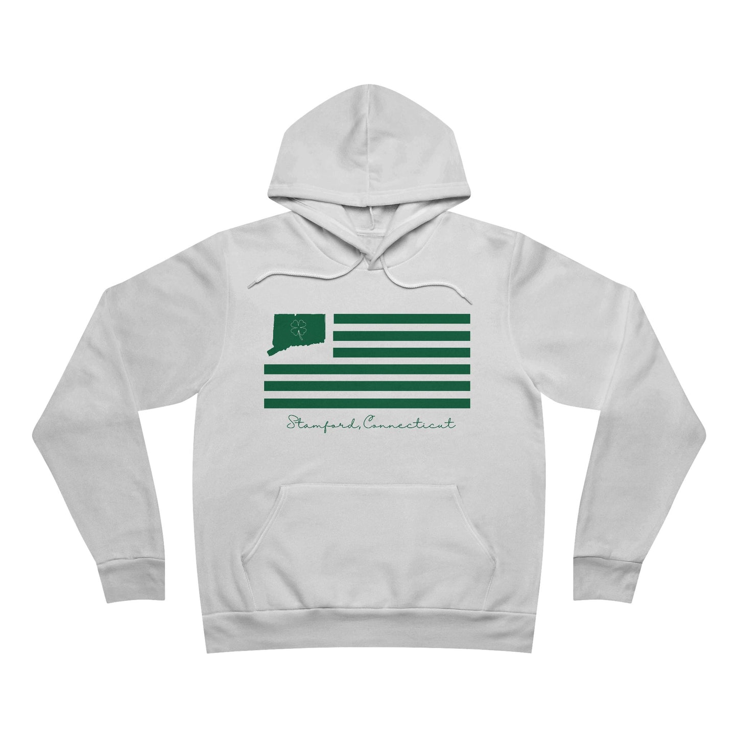 Stamford St. Patrick's Day Flag Unisex Sponge Fleece Pullover Hoodie