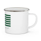 Danbury Connecticut St Patrick’s Day Flag Enamel Camping Mug