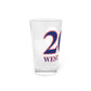 West Haven Red, White & Blue Pint Glass, 16oz