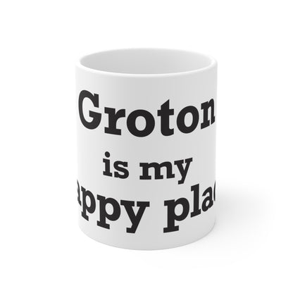 Groton is My Happy Place Mug 11oz