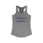 North Branford is My Happy Place Women's Ideal Racerback Tank Top
