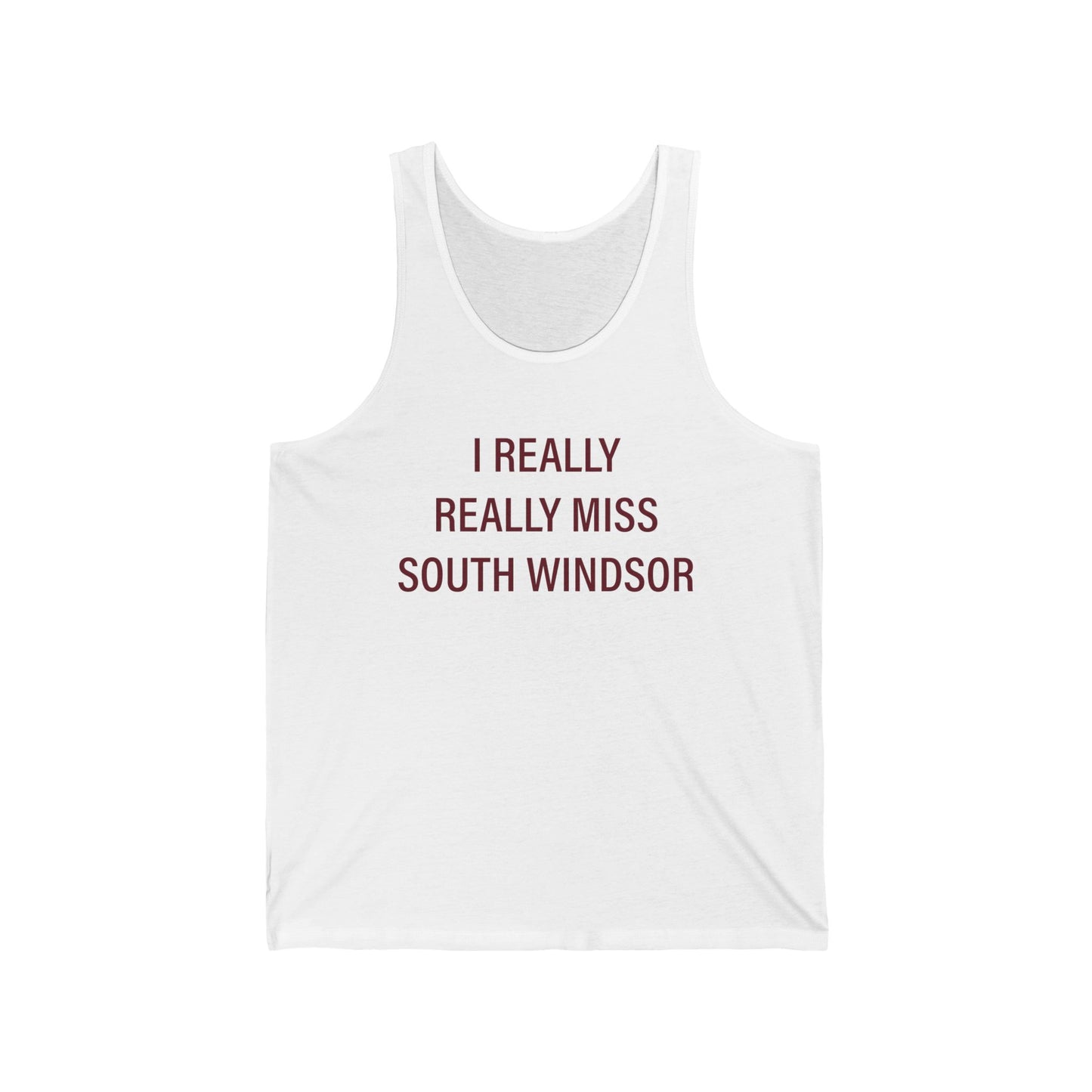 I Really Really Miss South Windsor Unisex Jersey Tank Top