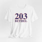 203 Bethel Red White & Blue Unisex Jersey Short Sleeve T-Shirt
