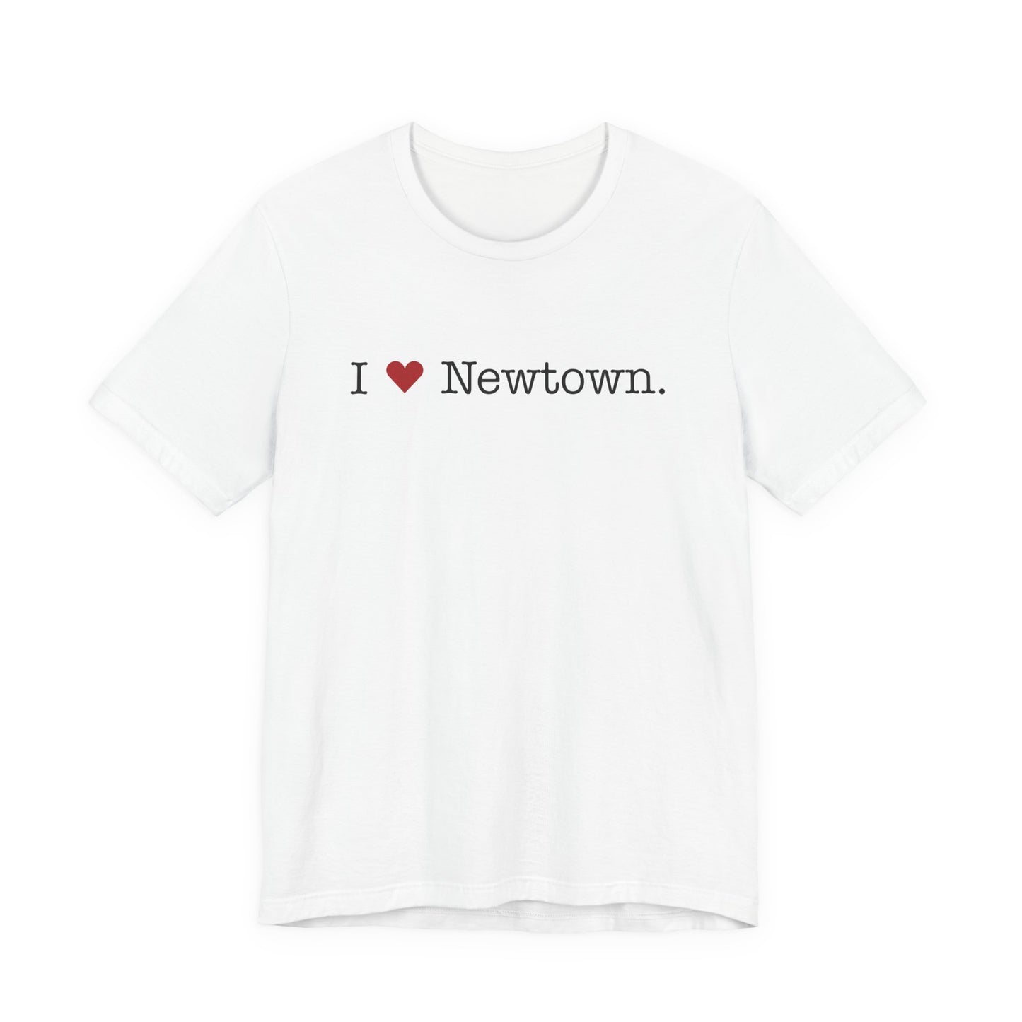I Heart Newtown. Unisex Jersey Short Sleeve T-Shirt