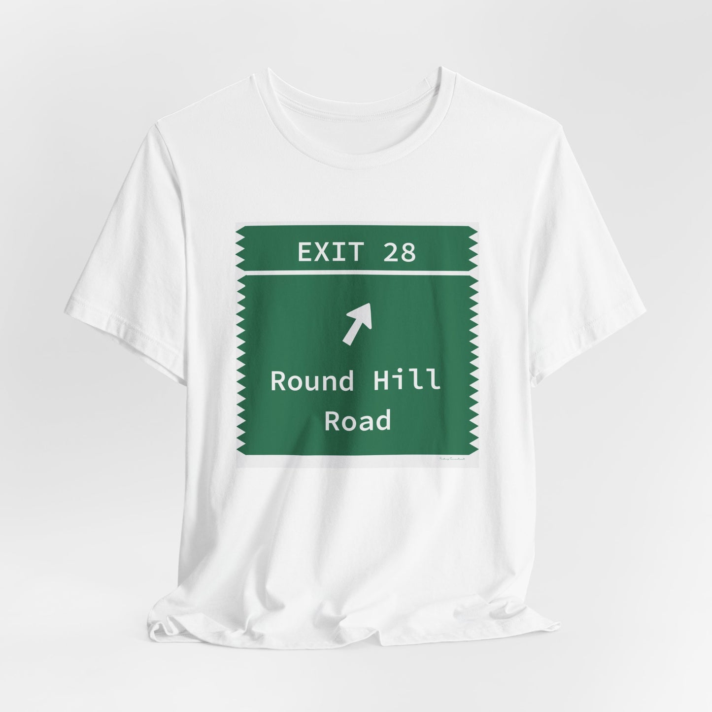 Vintage Merritt Parkway Exit 28 Sign Unisex Jersey Short Sleeve T-Shirt