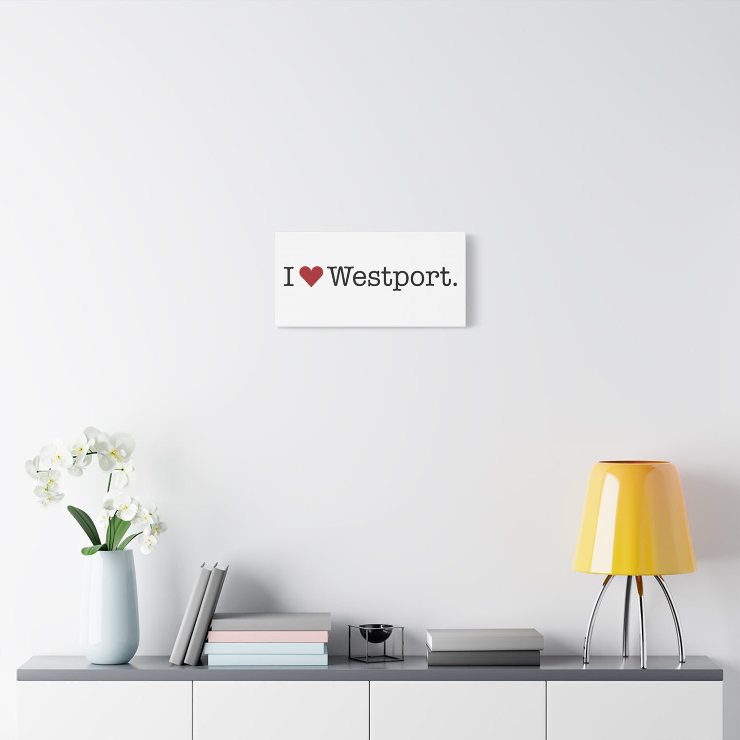 I Heart Westport. Matte Canvas, Stretched, 1.25"