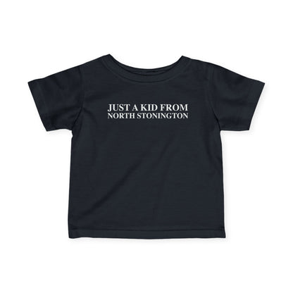 Just a kid from Stonington Infant Fine Jersey T-Shirt