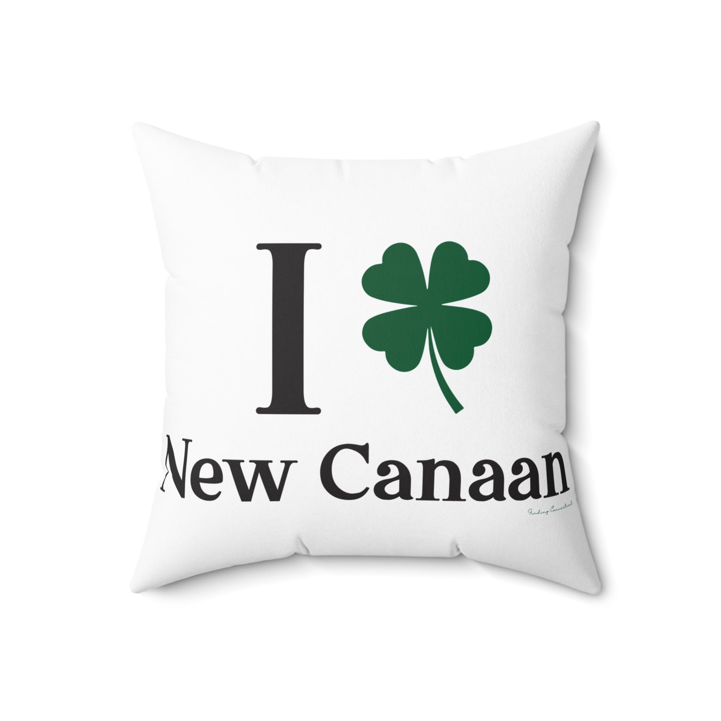 I Clover New Canaan Spun Polyester Square Pillow