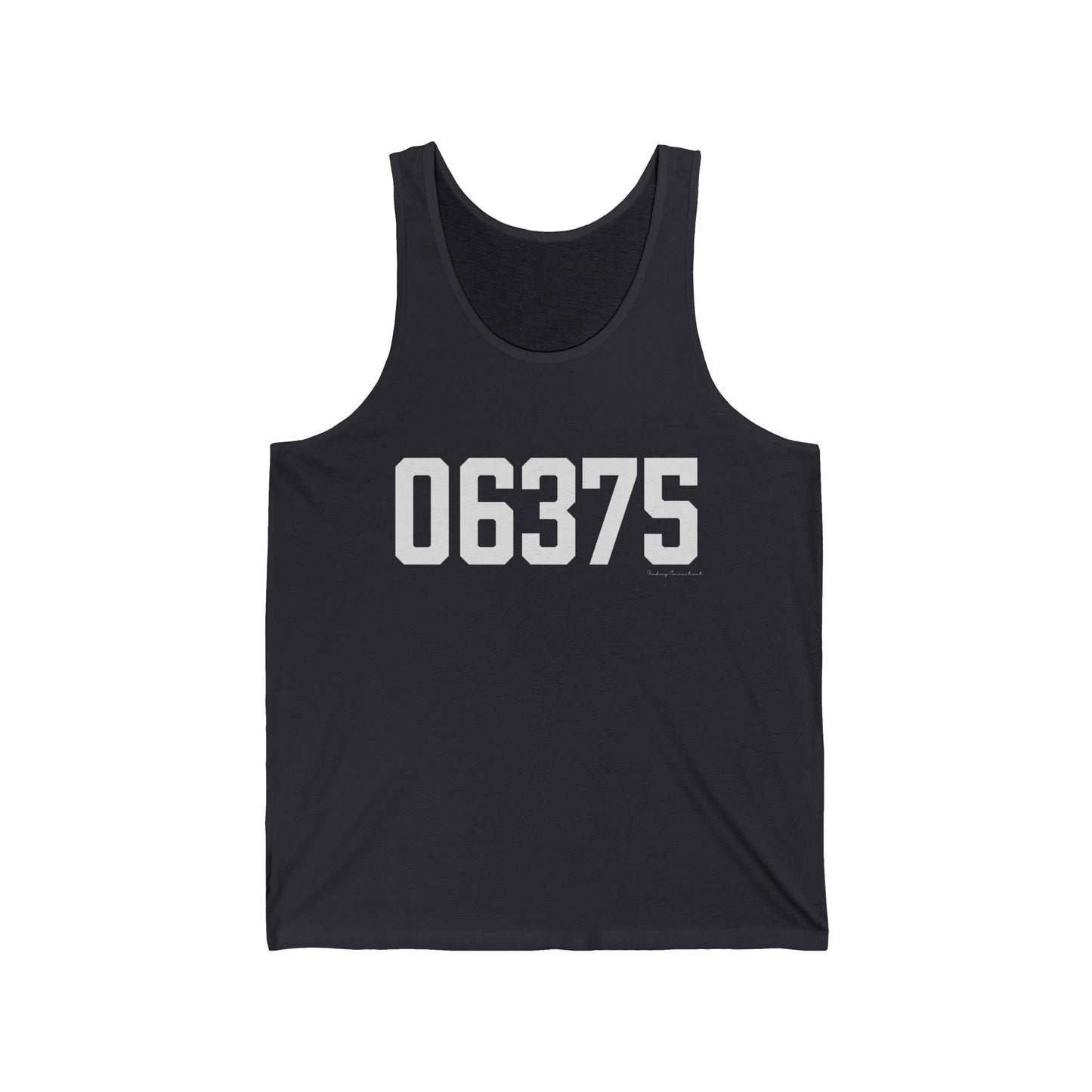 06375 - New London Connecticut Zip Code Unisex Jersey Tank