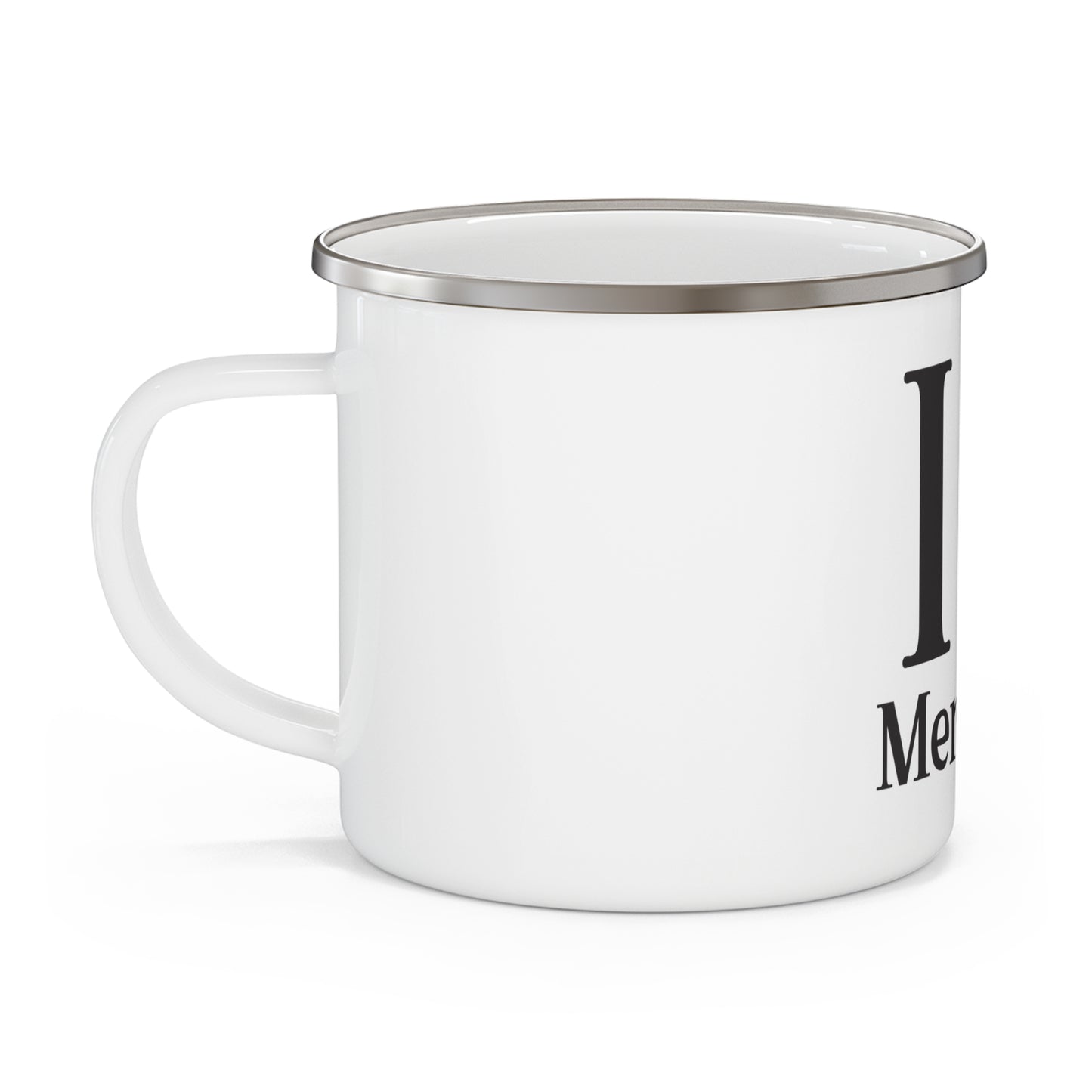 I Clover Meriden Enamel Camping Mug