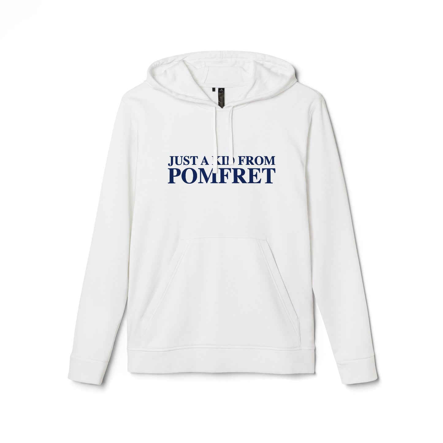 Just a kid from Pomfret adidas Unisex Fleece Hoodie