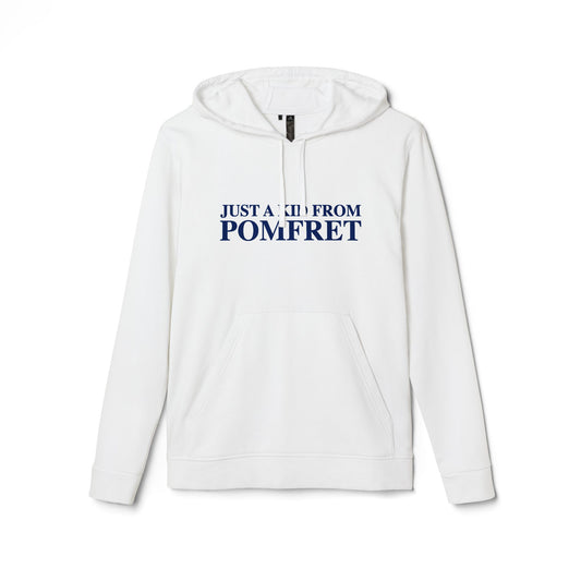 Just a kid from Pomfret adidas Unisex Fleece Hoodie