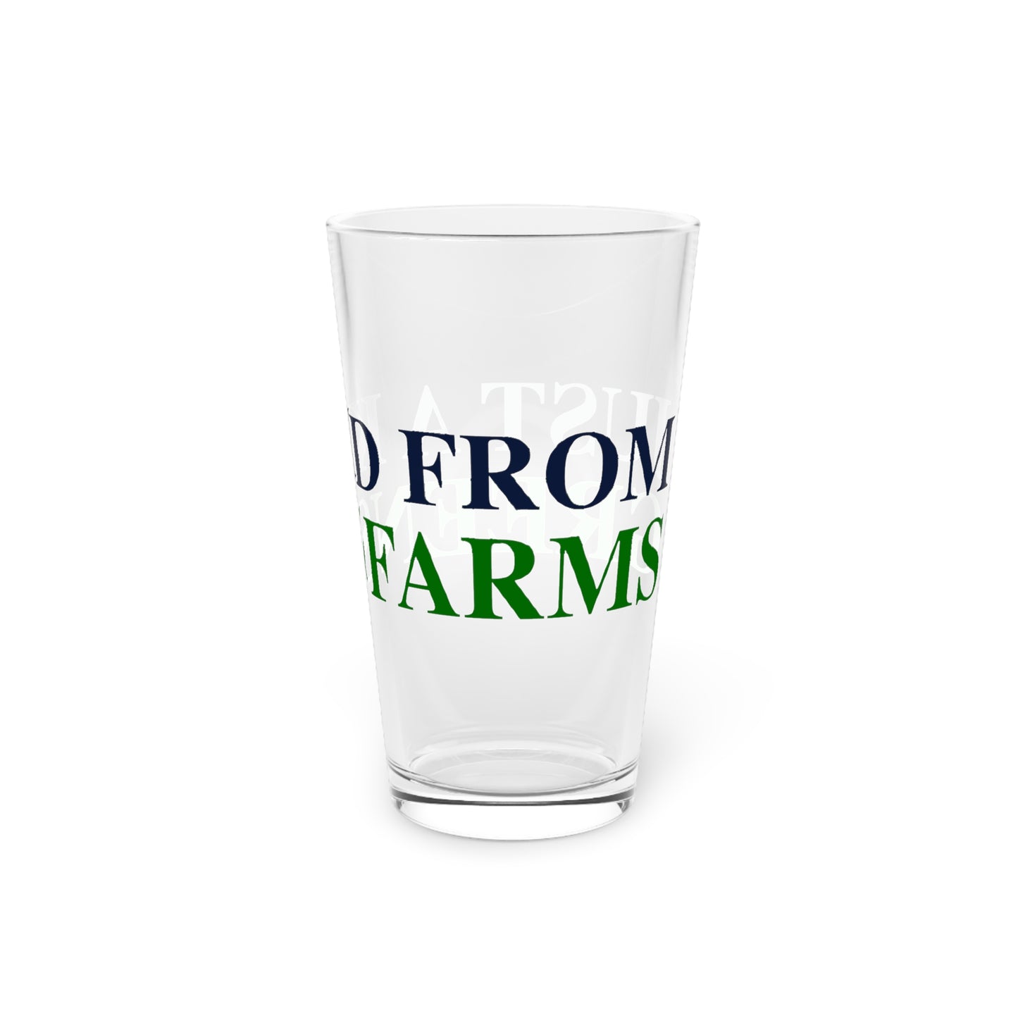 Just a kid from Greens Farms Pint Glass, 16oz