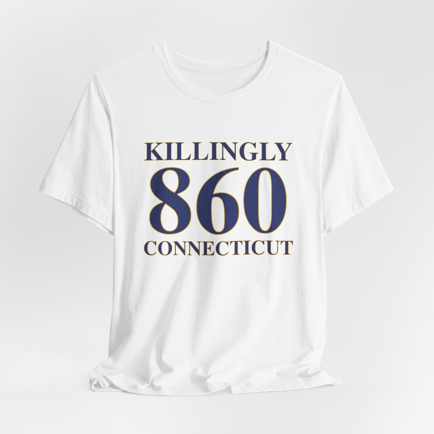 Killingly 860 Connecticut Unisex Jersey Short Sleeve T-Shirt