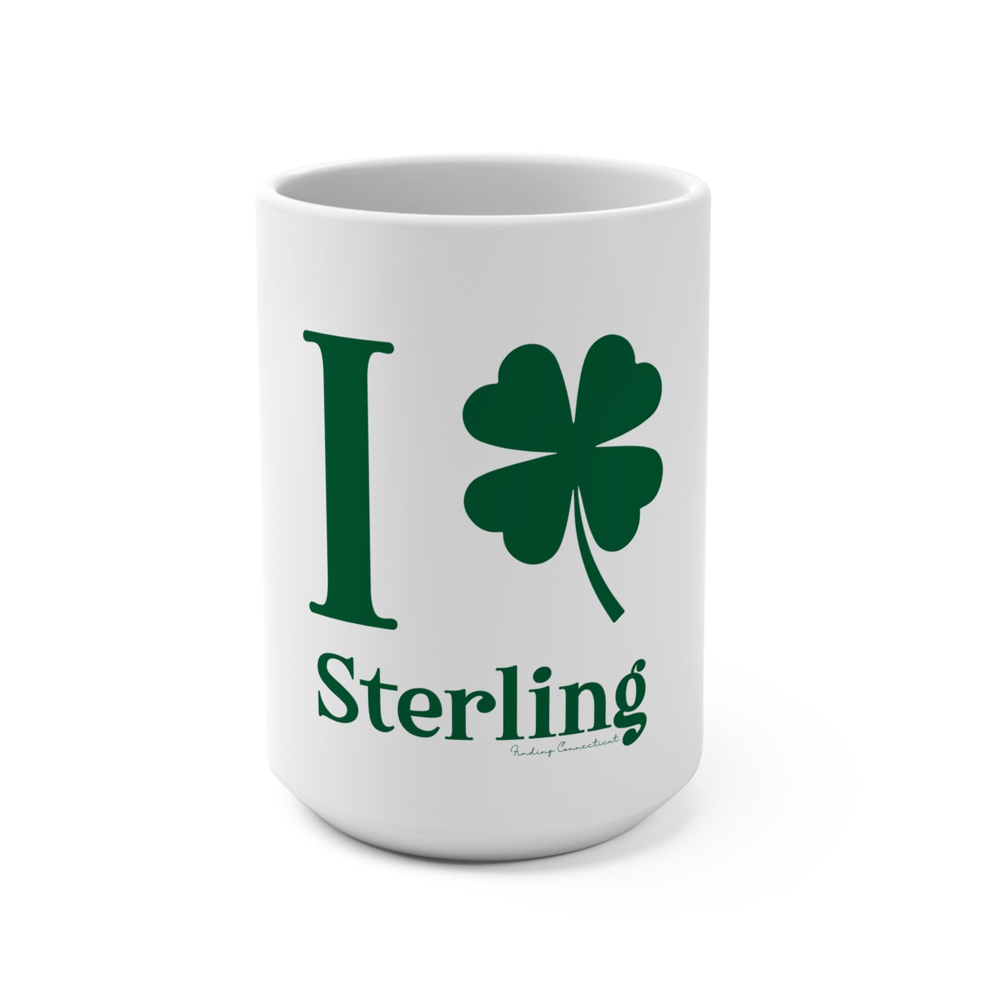 I Clover Sterling Mug 15oz