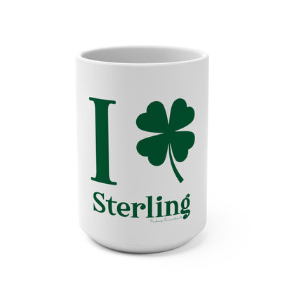 I Clover Sterling Mug 15oz
