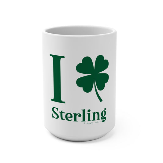 I Clover Sterling Mug 15oz