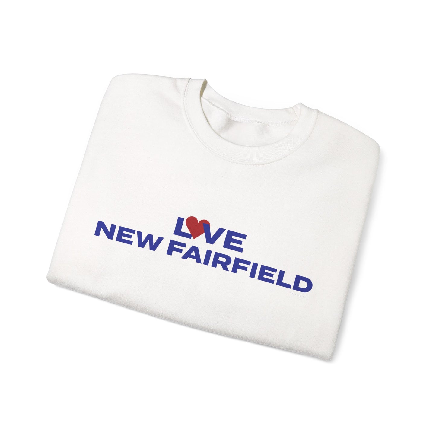 Love New Fairfield Unisex Heavy Blend™ Crewneck Sweatshirt