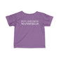 Just a kid from Mansfield Infant Fine Jersey T-Shirt