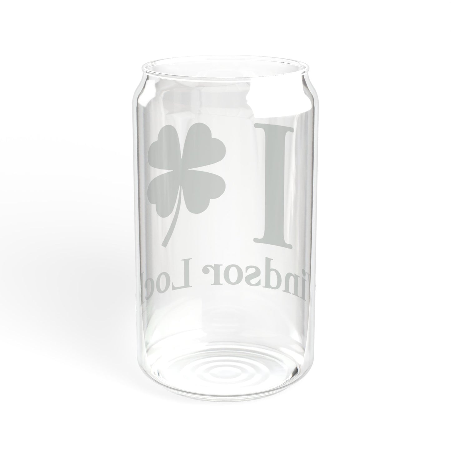 I Clover Windsor Locks Sipper Glass, 16oz