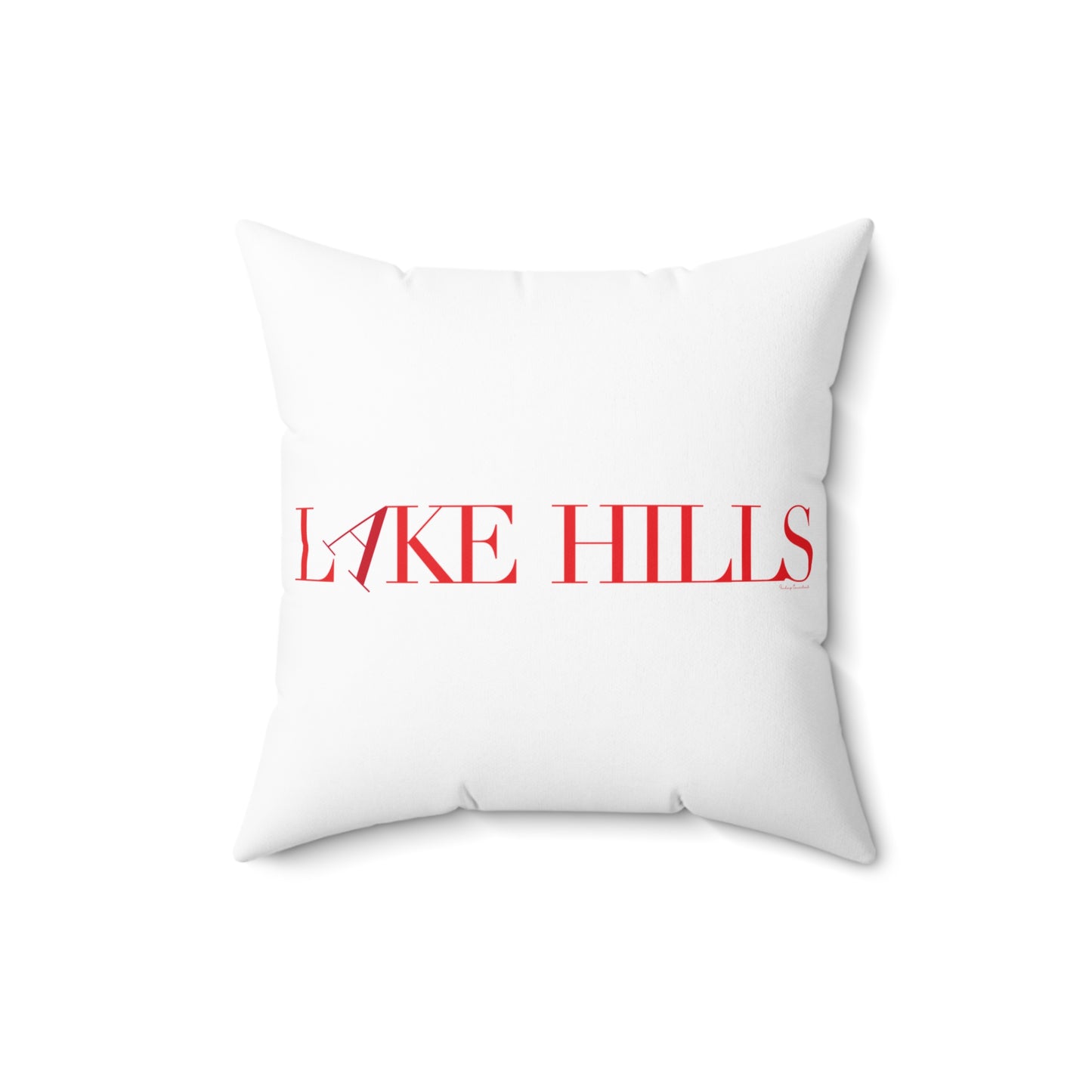 41 Tilt Lake Hills Spun Polyester Square Pillow