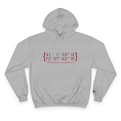 Greenwich Coordinates Champion Hoodie