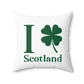 I Clover Scotland Spun Polyester Square Pillow