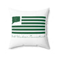 East Windsor St. Patrick’s Day Flag Spun Polyester Square Pillow