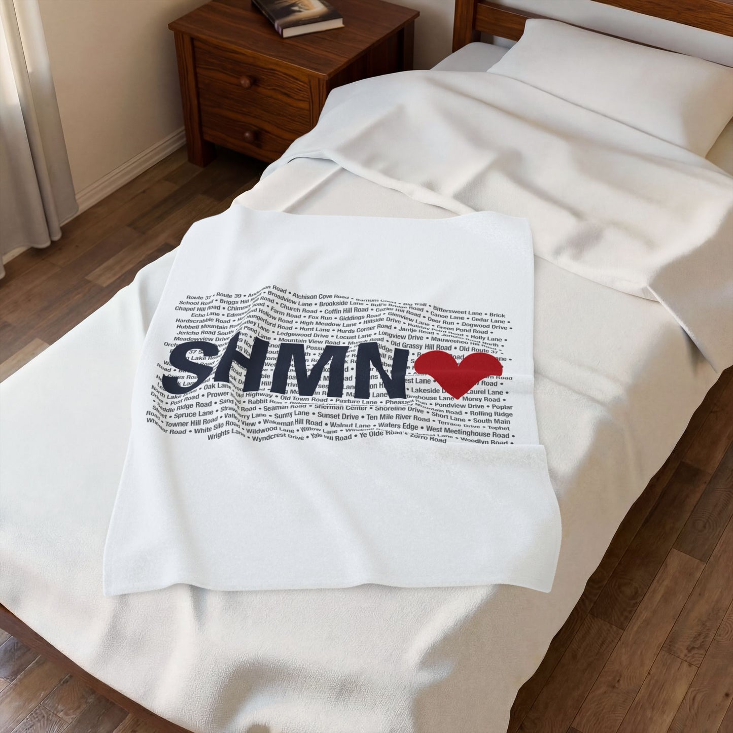 Sherman Love  Velveteen Plush Blanket