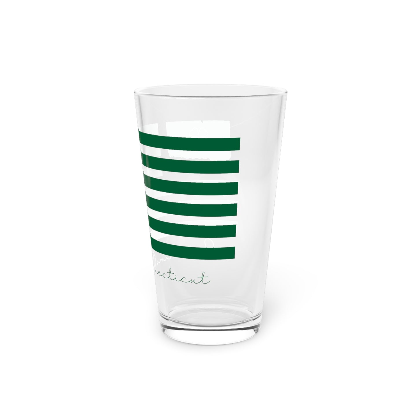 Franklin Connecticut St. Patrick’s Day Flag Pint Glass, 16oz