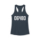 06480 Portland CT Zip Code Women's Ideal Racerback Tank Top