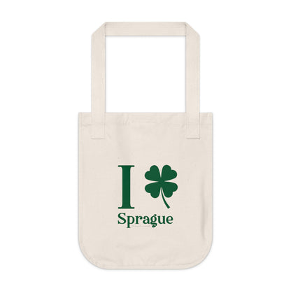 I Clover Sprague Organic Canvas Tote Bag
