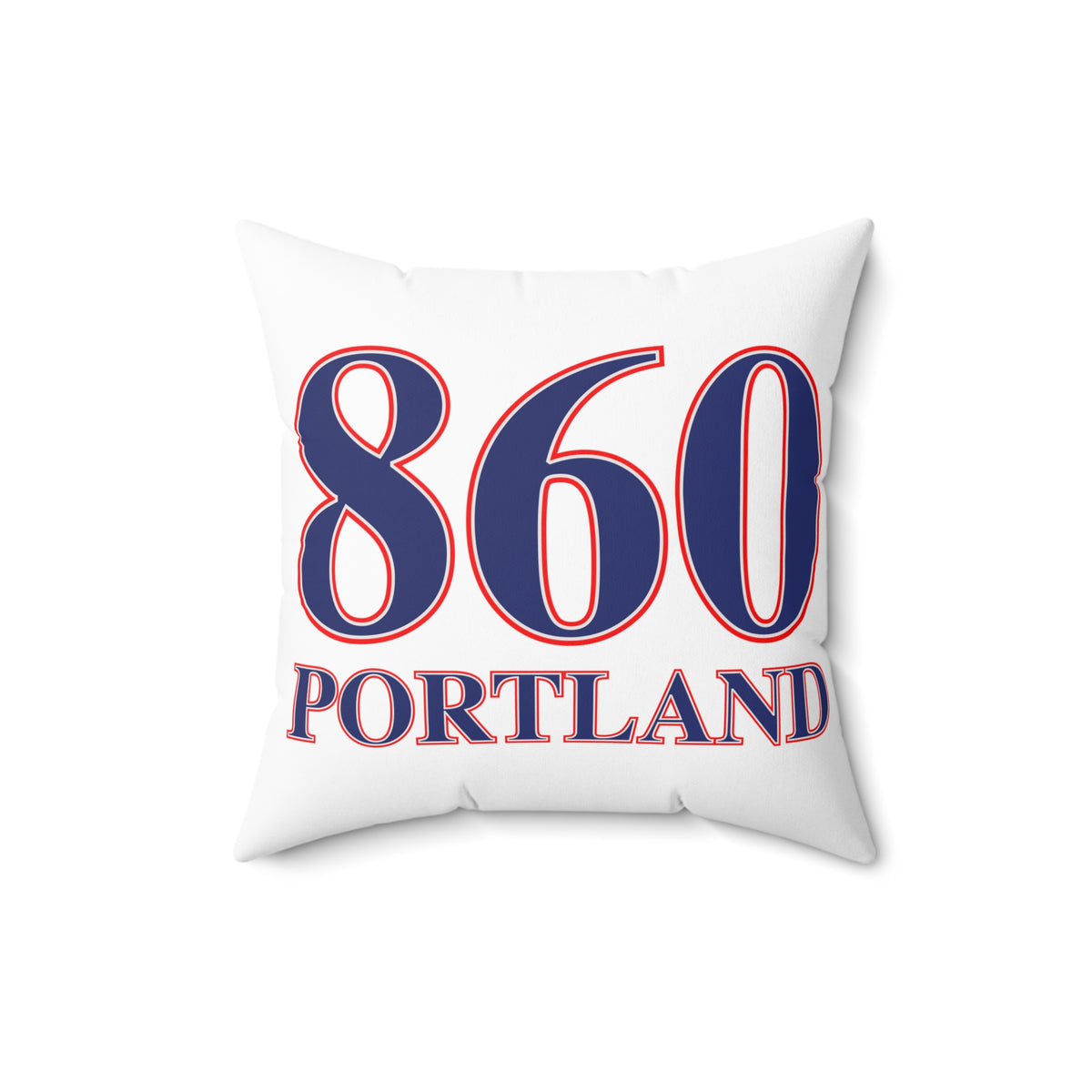 860 Portland Red, White & Blue Spun Polyester Square Pillow
