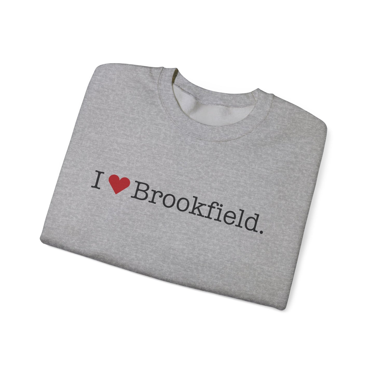 I Heart Brookfield. Unisex Heavy Blend™ Crewneck Sweatshirt