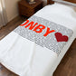 Danbury Love Velveteen Plush Blanket