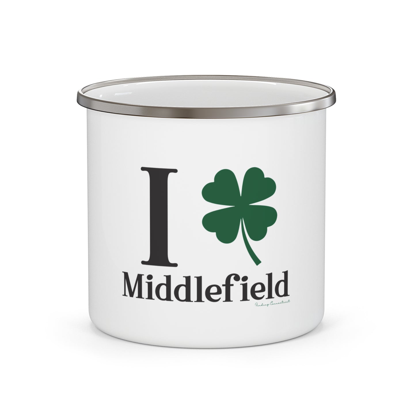 I Clover Middlefield Enamel Camping Mug