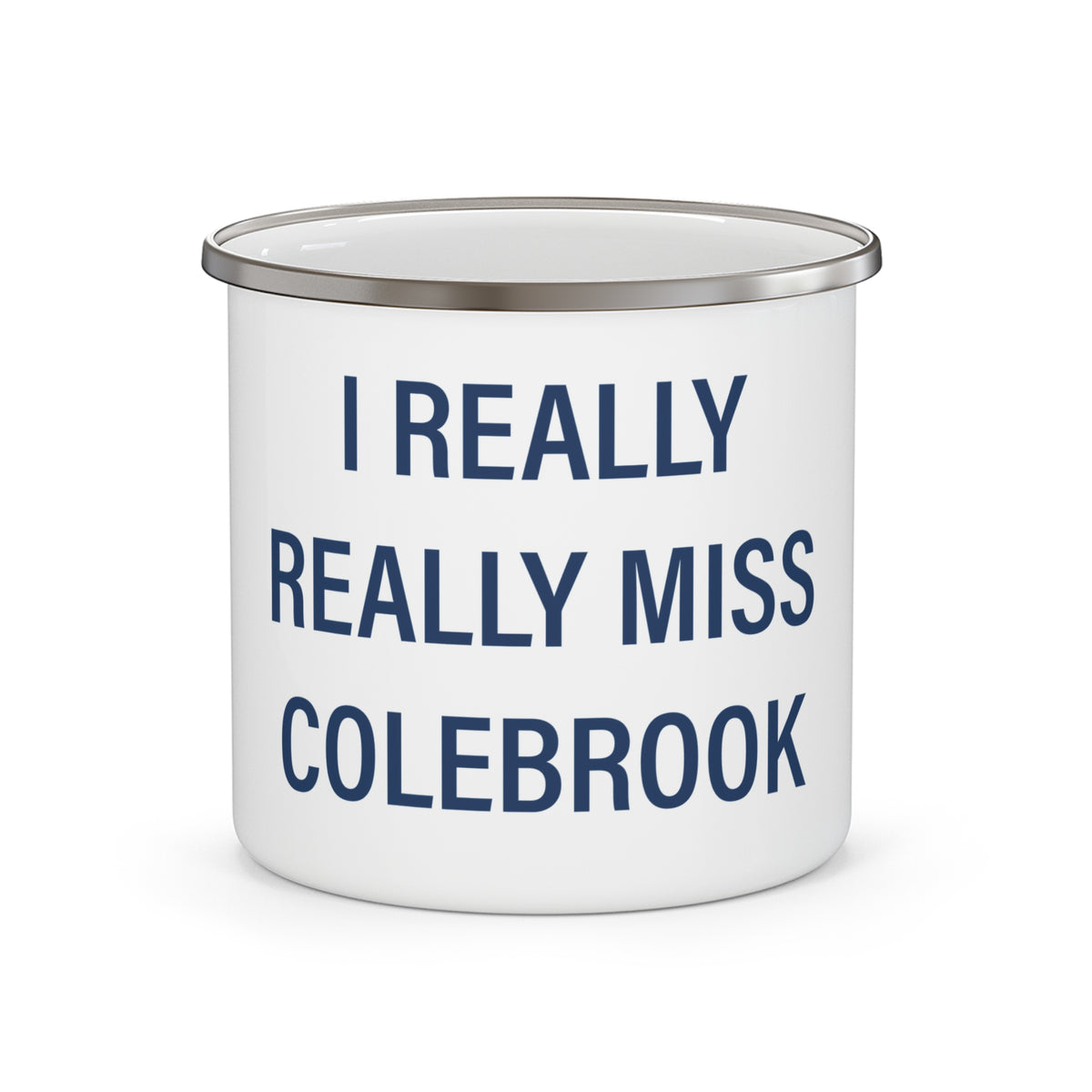 I Really Really Miss Colebrook Enamel Camping Mug