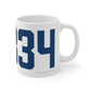 06334 Bozrah Connecticut Zip Code Mug 11oz