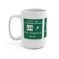 Vintage Merritt Parkway Exit 36 Sign Mug 15oz