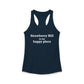 Strawberry Hill is my happy place Women's Ideal Racerback Tank