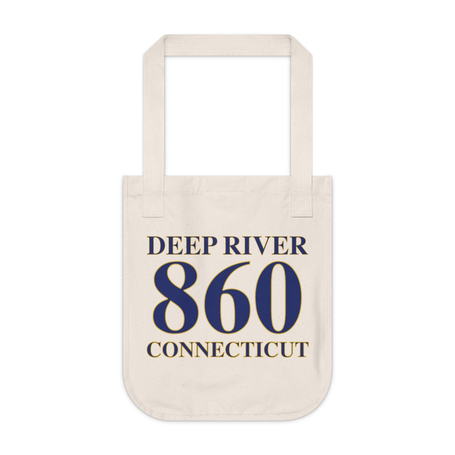 Deep River 860 Connecticut Organic Canvas Tote Bag