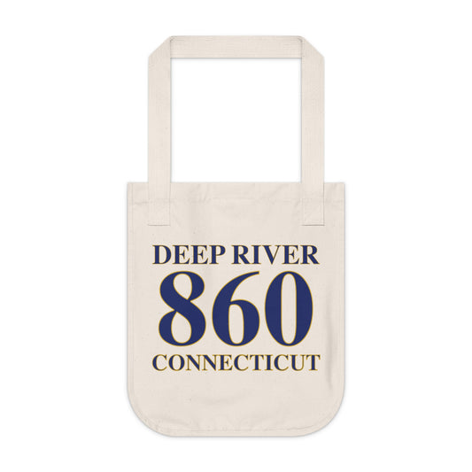 Deep River 860 Connecticut Organic Canvas Tote Bag